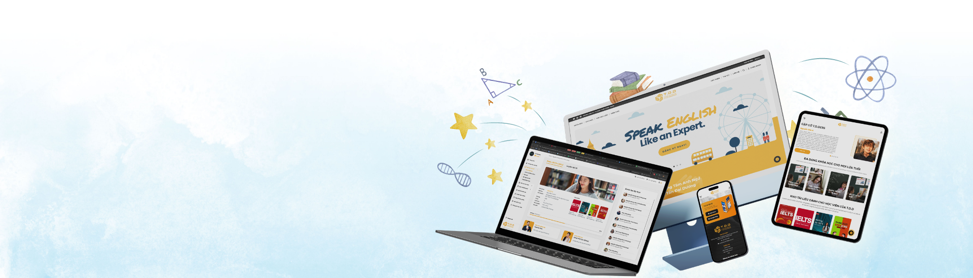 Cấu trúc Website Đào tạo