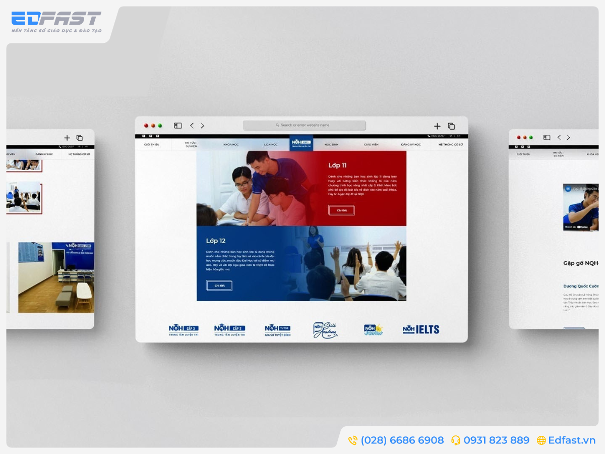 TRUNG TÂM LUYỆN THI ĐẠI HỌC - NQH CẤP 3